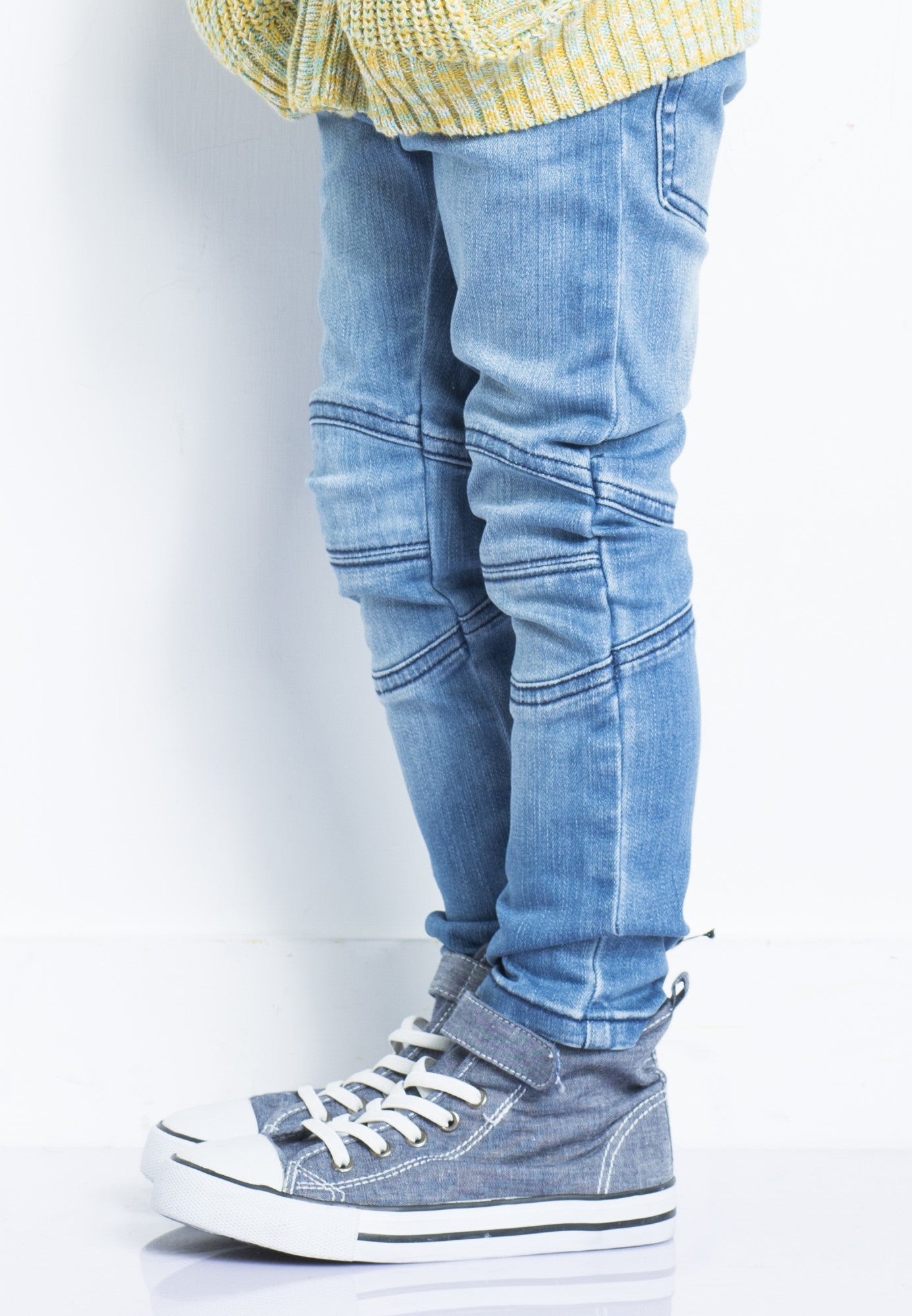 Biker Jeans Light Wash