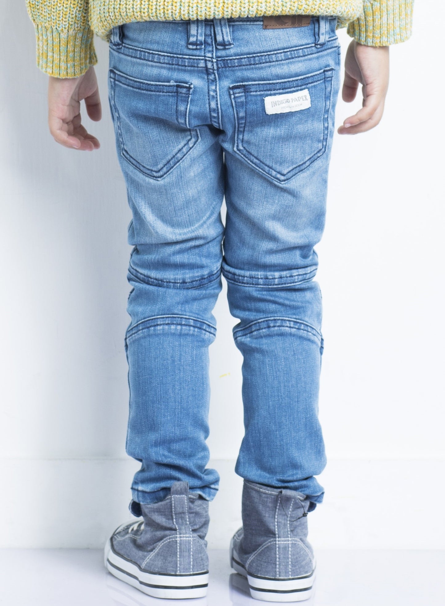 Biker Jeans Light Wash