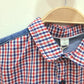 Patchwork Shirt Red